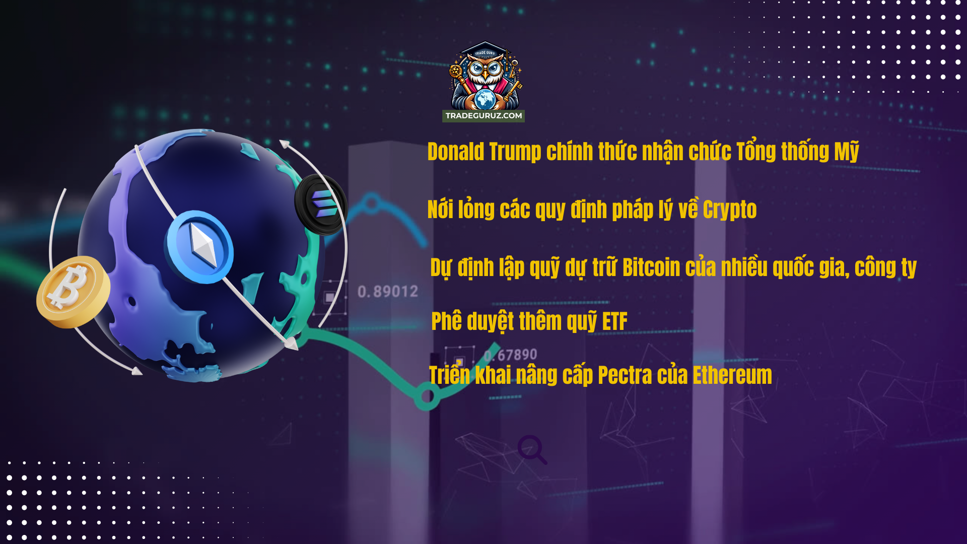 Những sự kiện liên quan đến crypto có thể diễn ra trong năm 2025